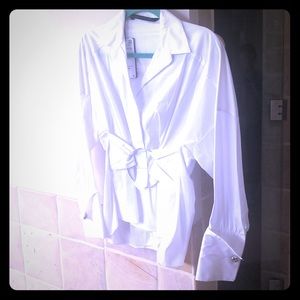 White collared shirt